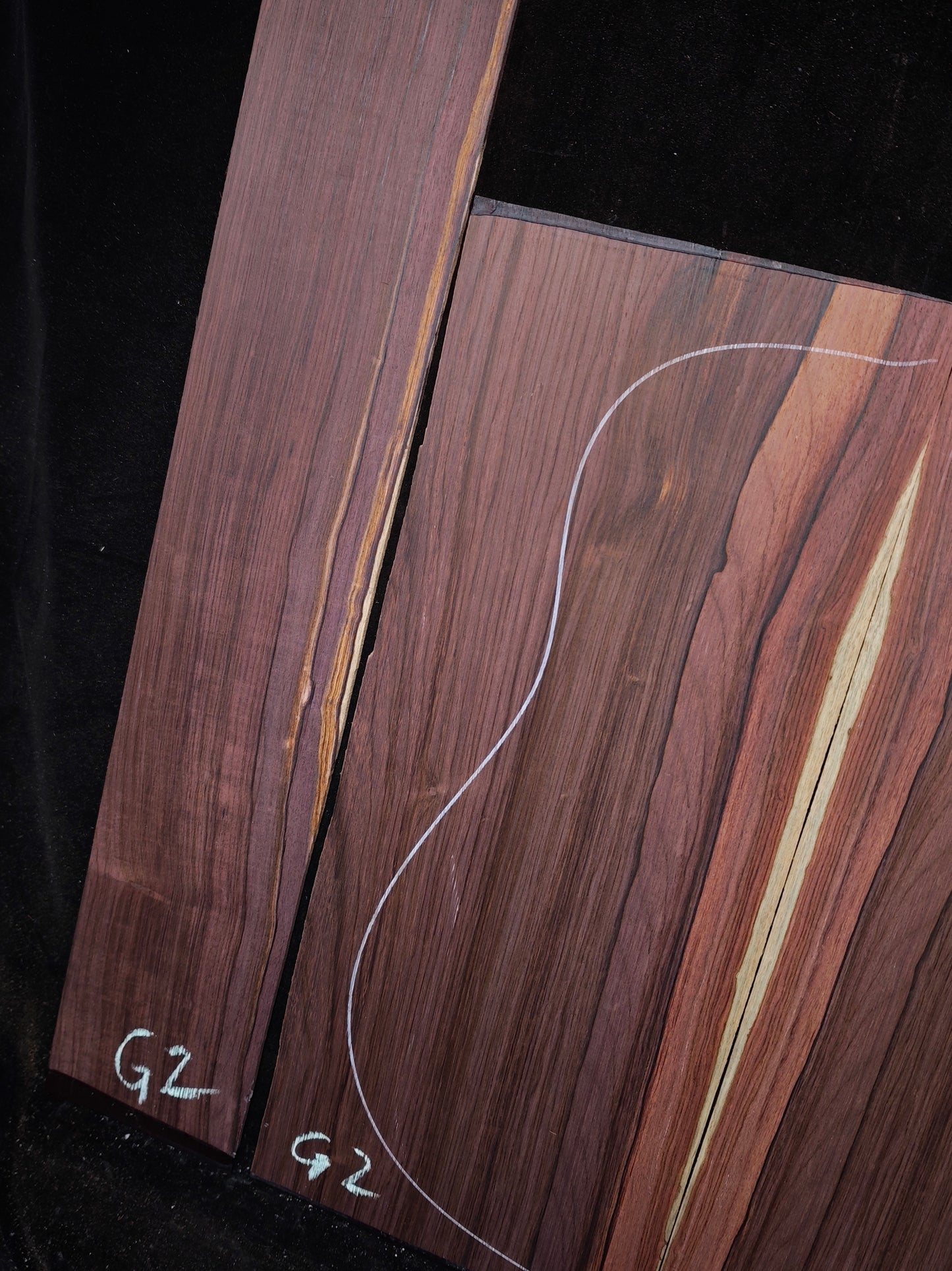 G2 Striped Guatemalan Rosewood back&sides guitar set