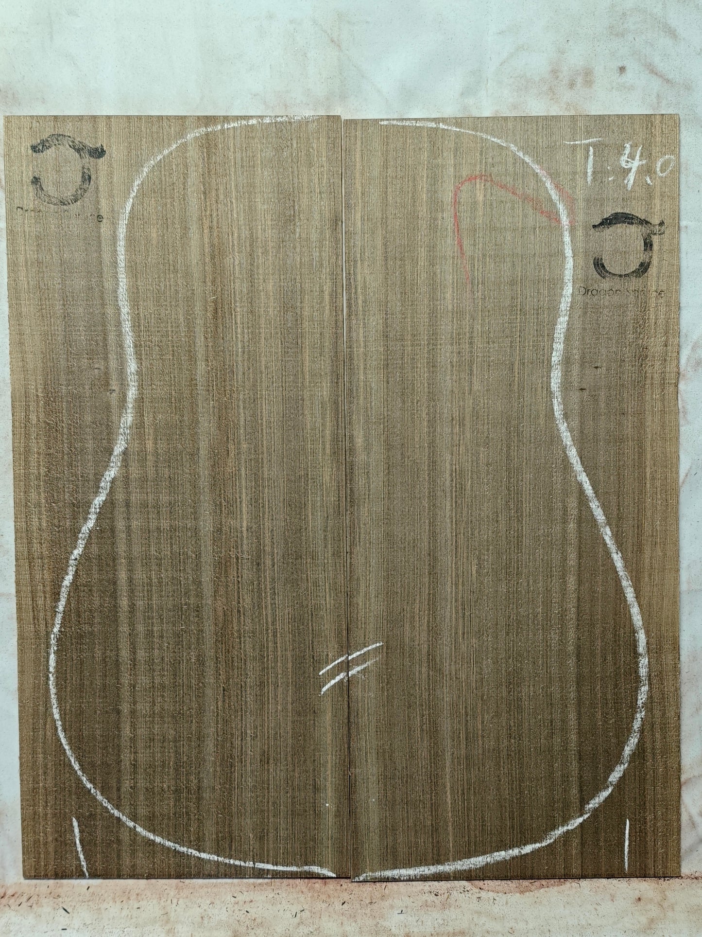 'Dragon Spruce' Ancient Sinker Chinese Spruce guitar top 5250 Years old