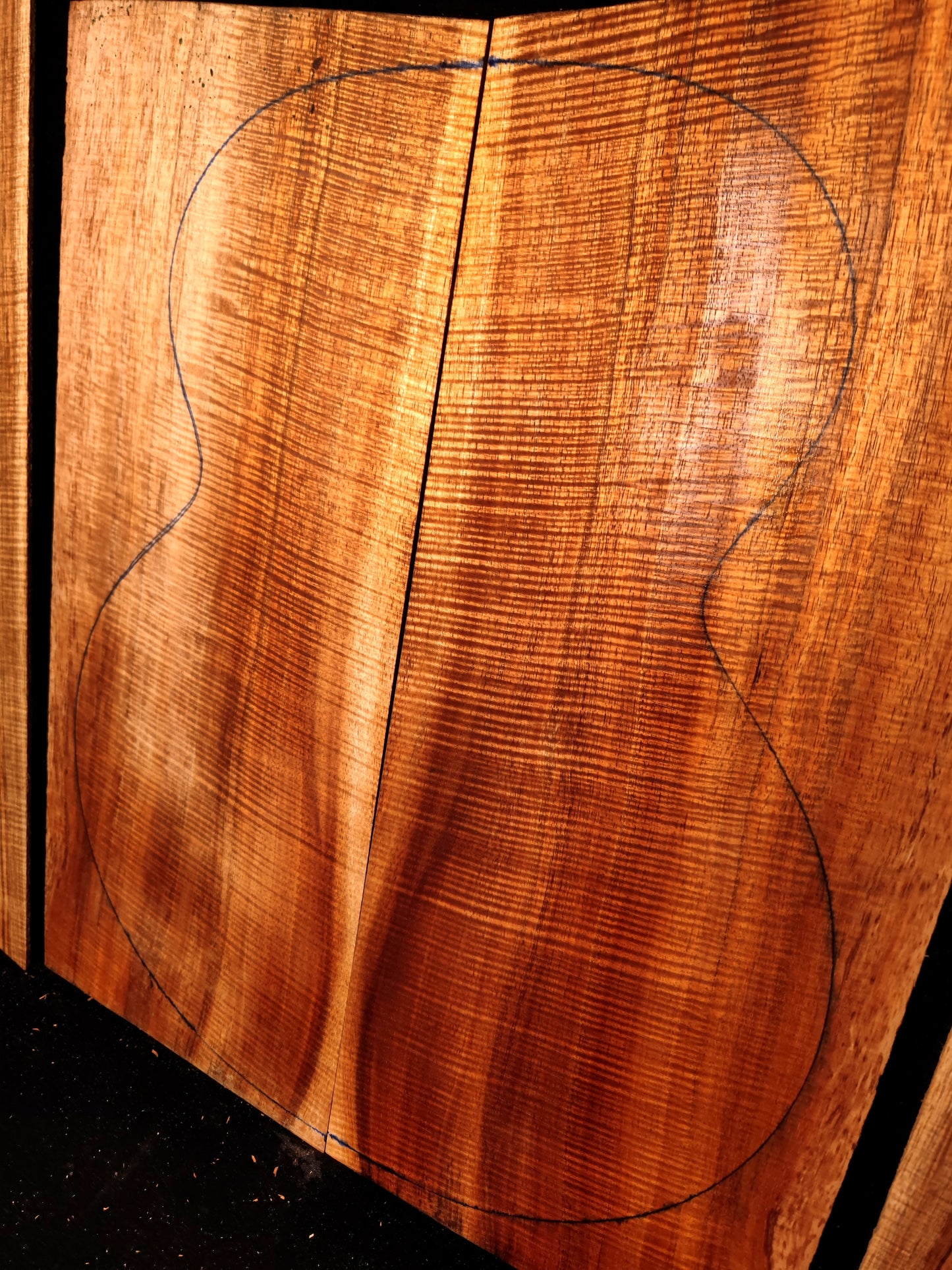 Jumbo Master Grade Hawaiian Koa guitar backs&sides set