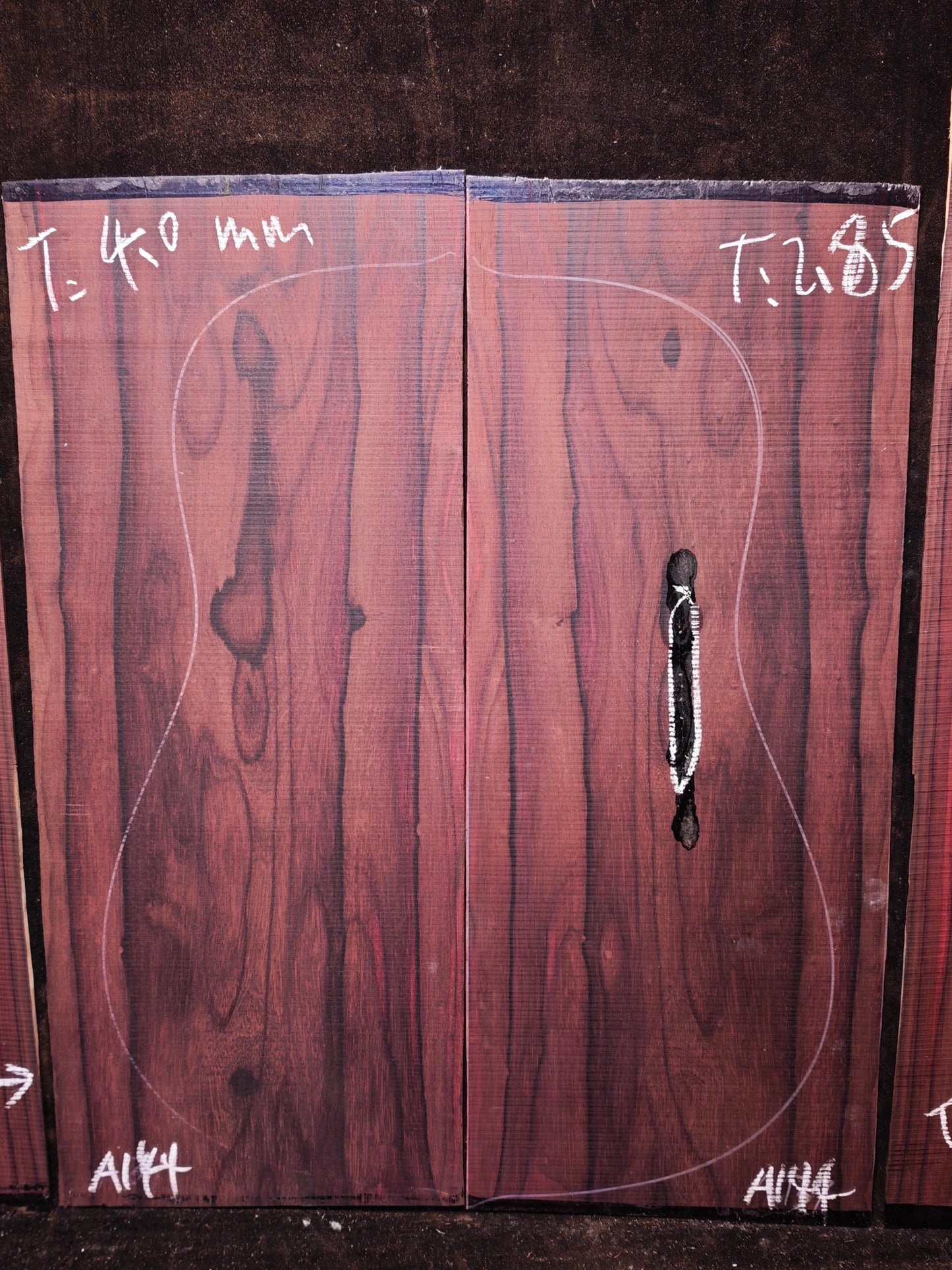 Bois de Rose madagascar rosewood back&sides guitar set