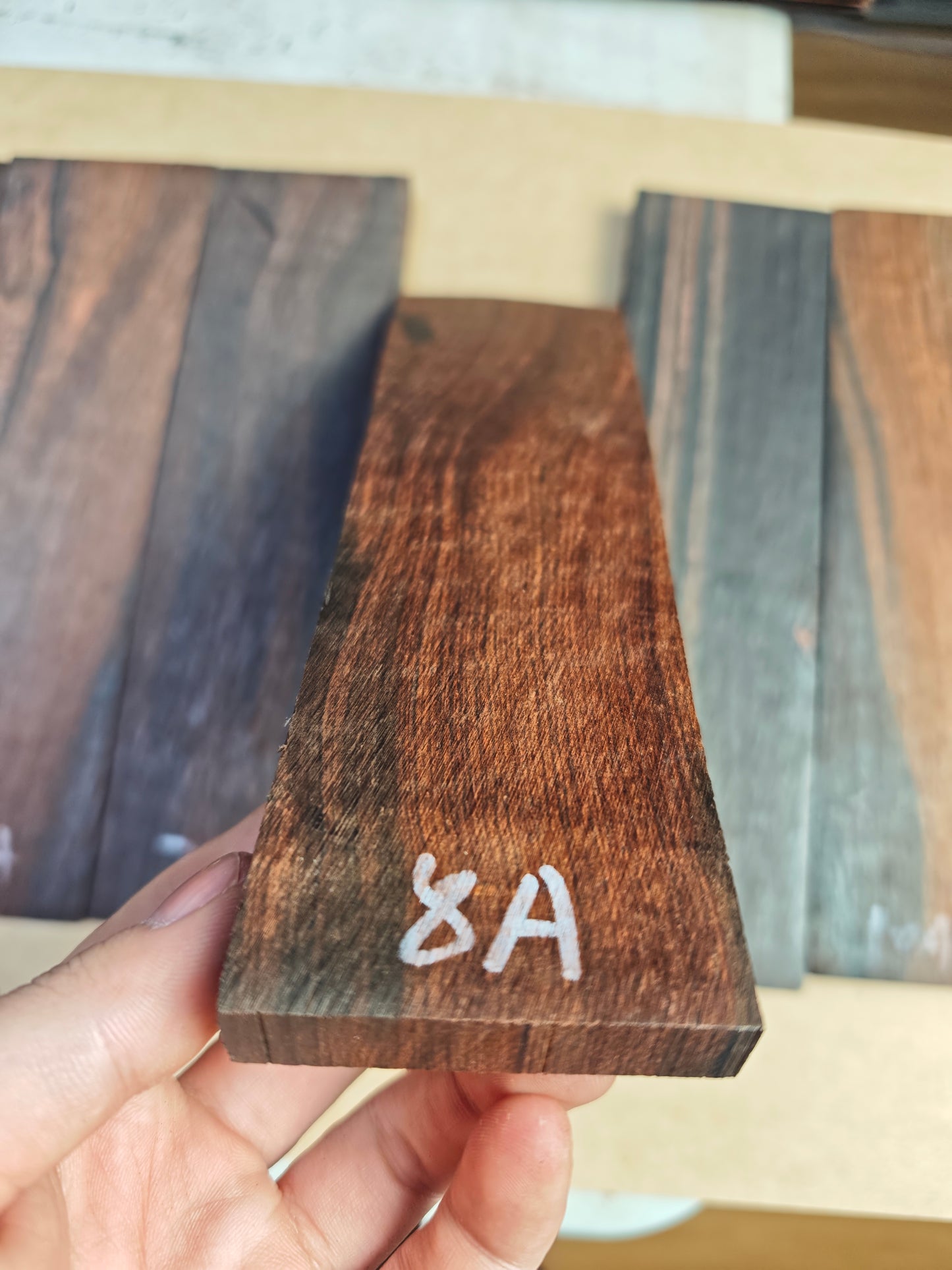 Brazilian Rosewood Guitar Bridge Blanks