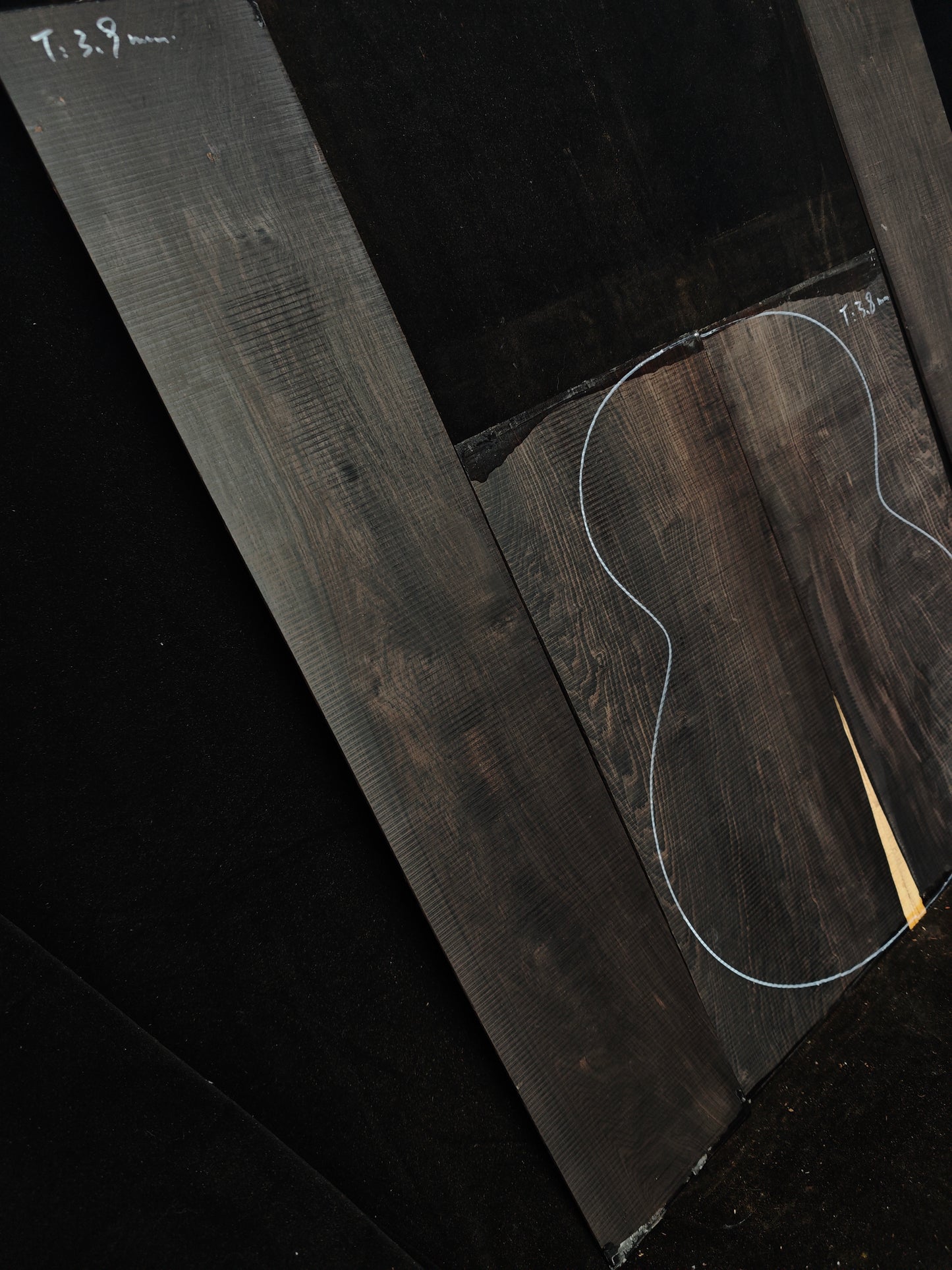 MA quartersawn african blackwood back&sides guitar set
