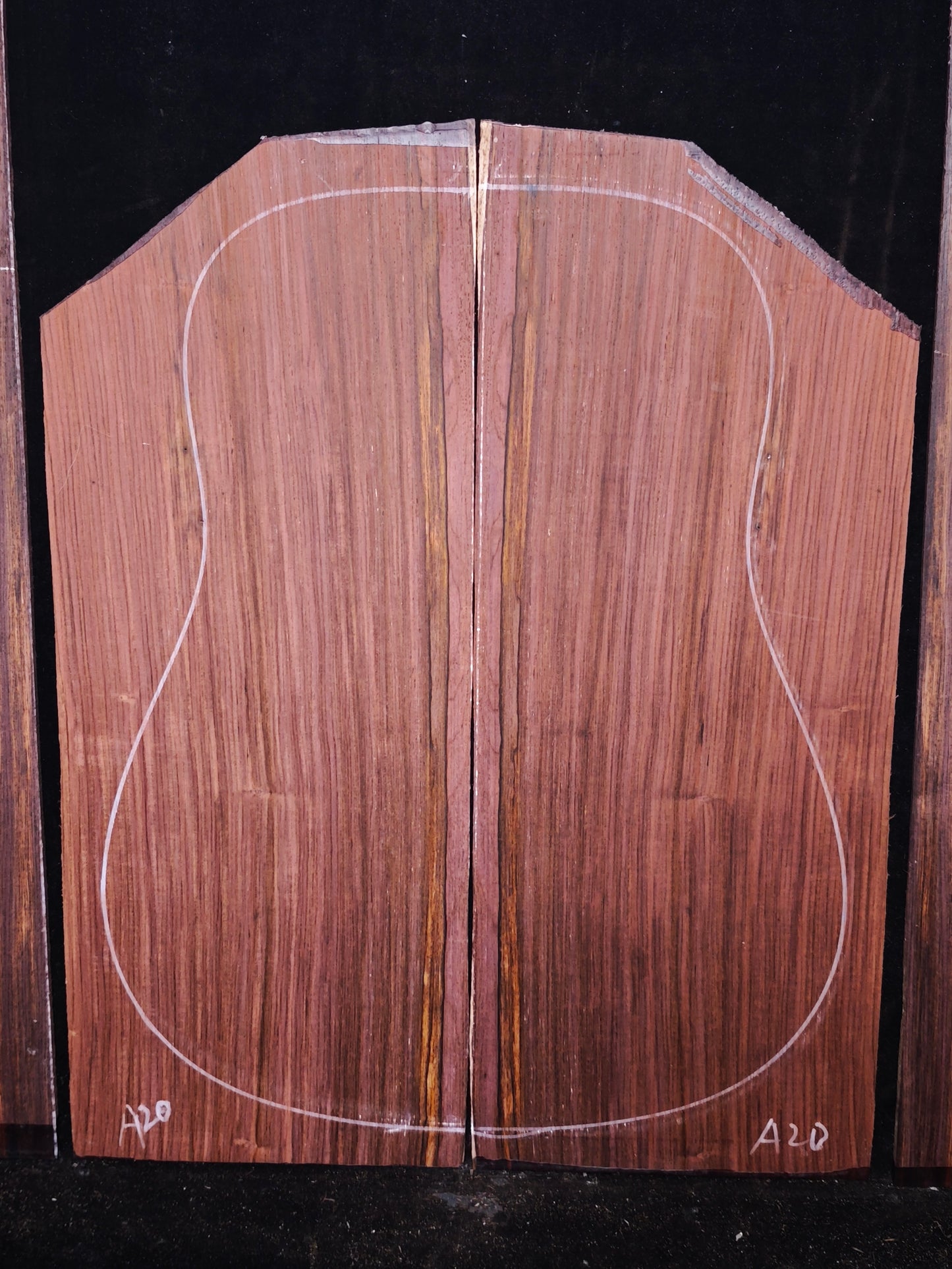 A20 Guatemalan Rosewood back&sides guitar set