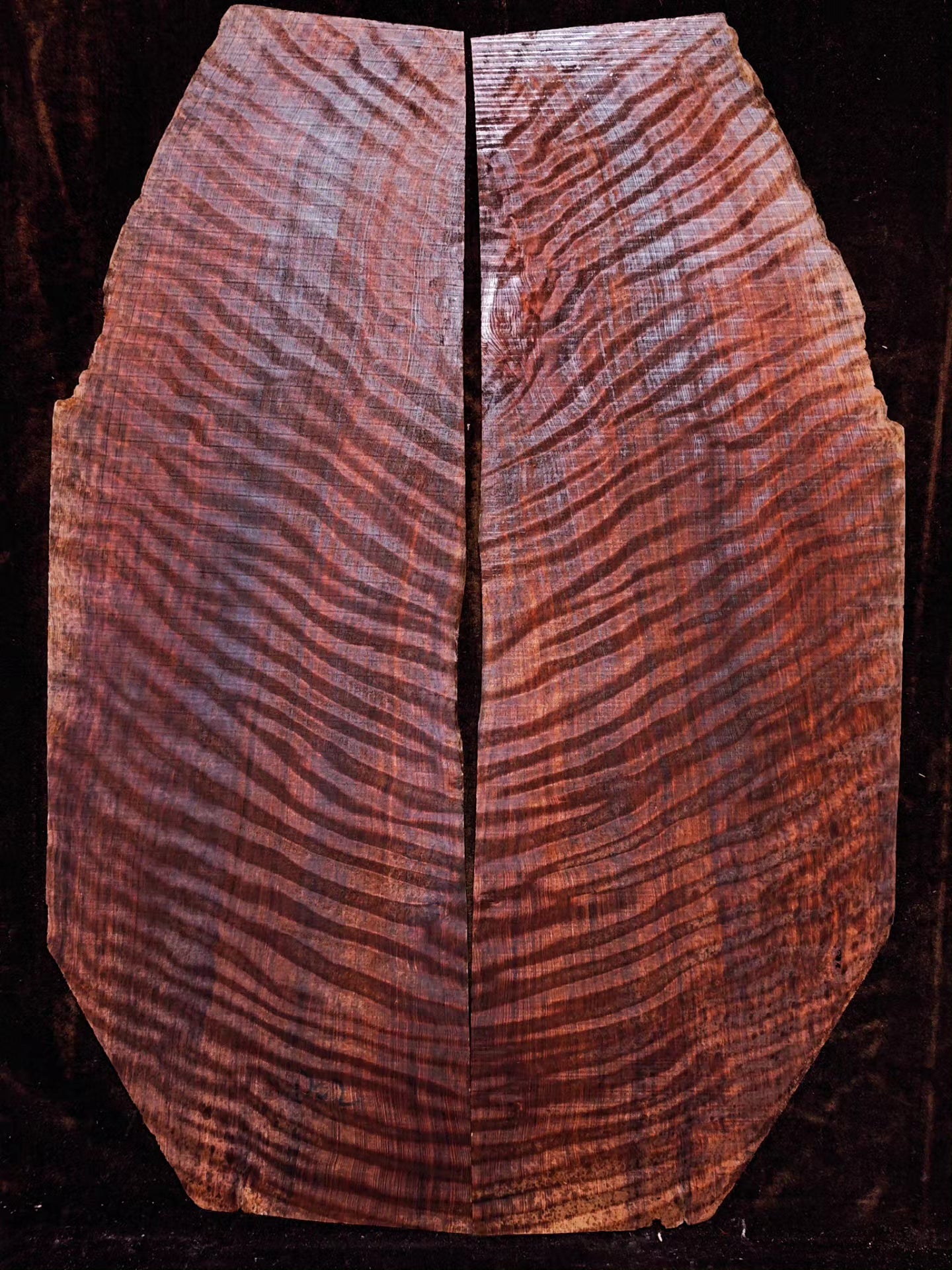 master grade ancient curly sinker redwood guitar top set #D05