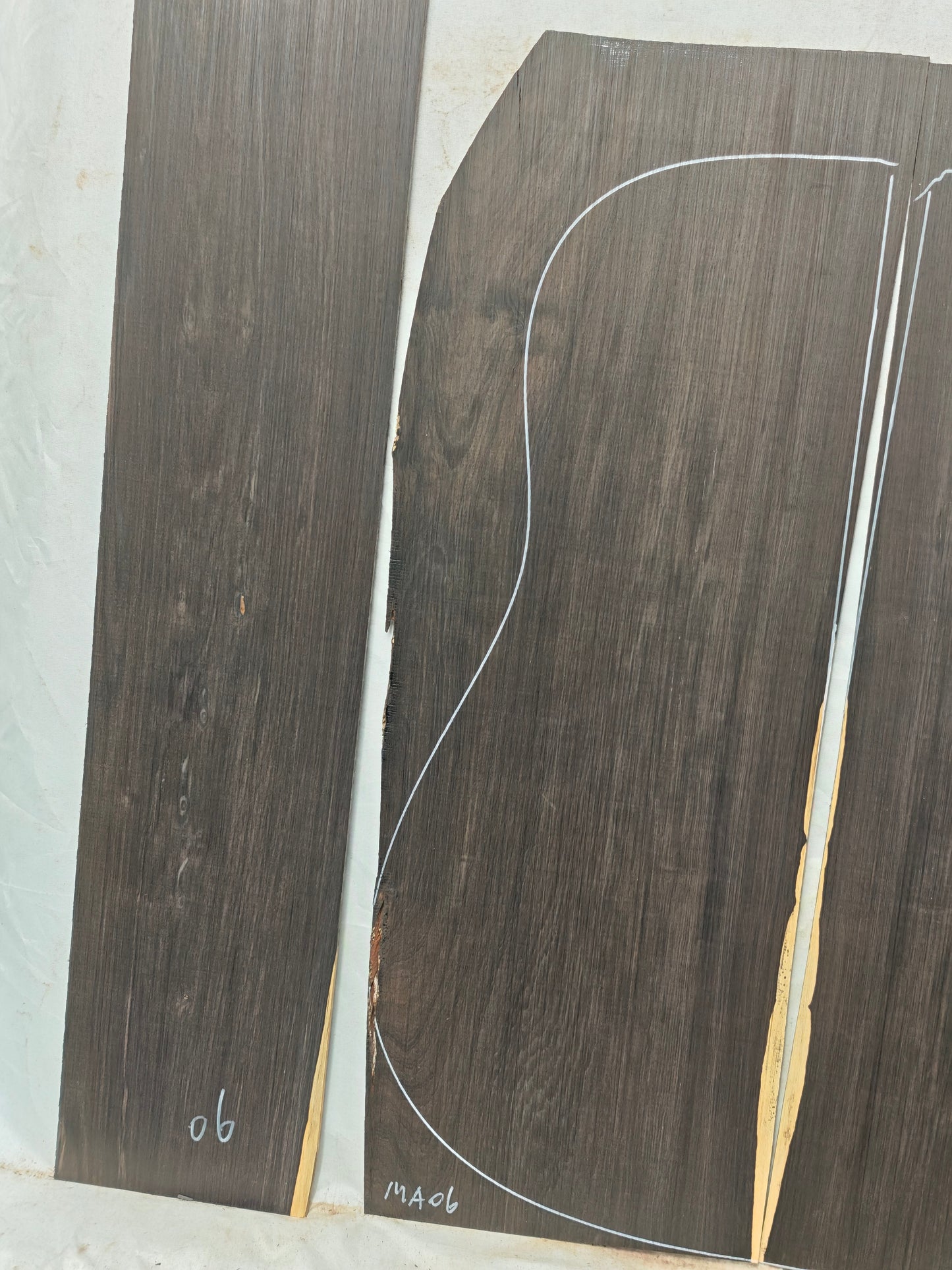 MA06 Quartersawn african blackwood back&sides guitar set