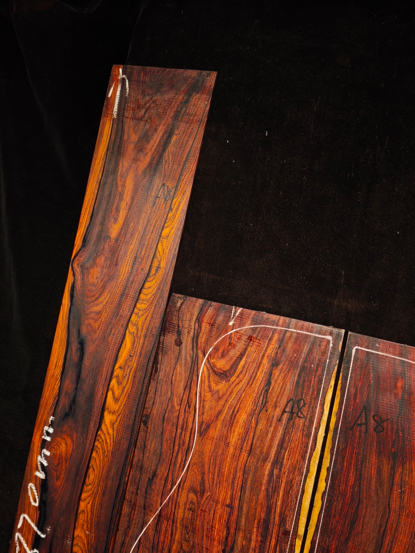 Mexico cocobolo back&sides guitar set