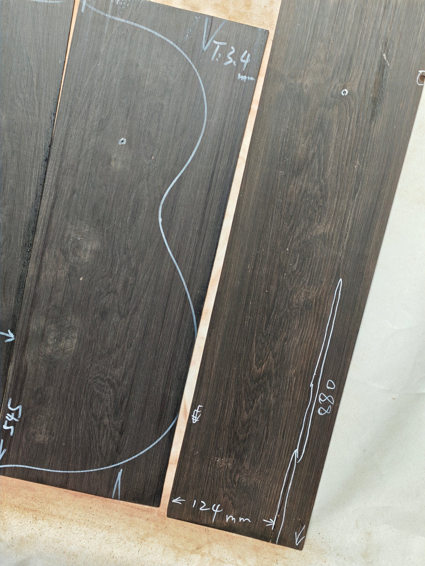 african blackwood back&sides guitar set