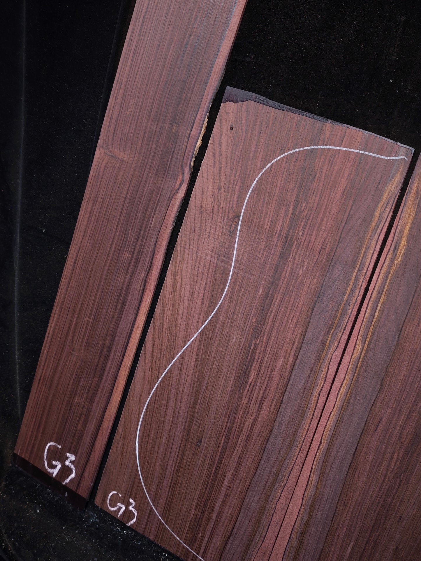 G3 Striped Guatemalan Rosewood back&sides guitar set