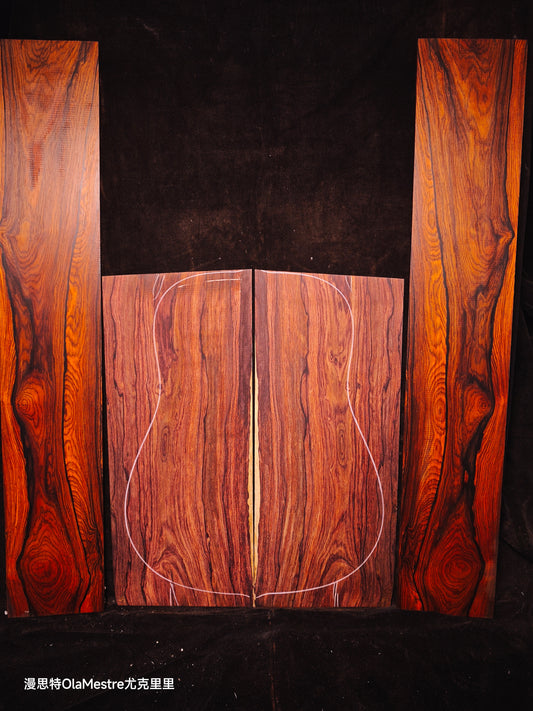 Mexico cocobolo back&sides guitar set