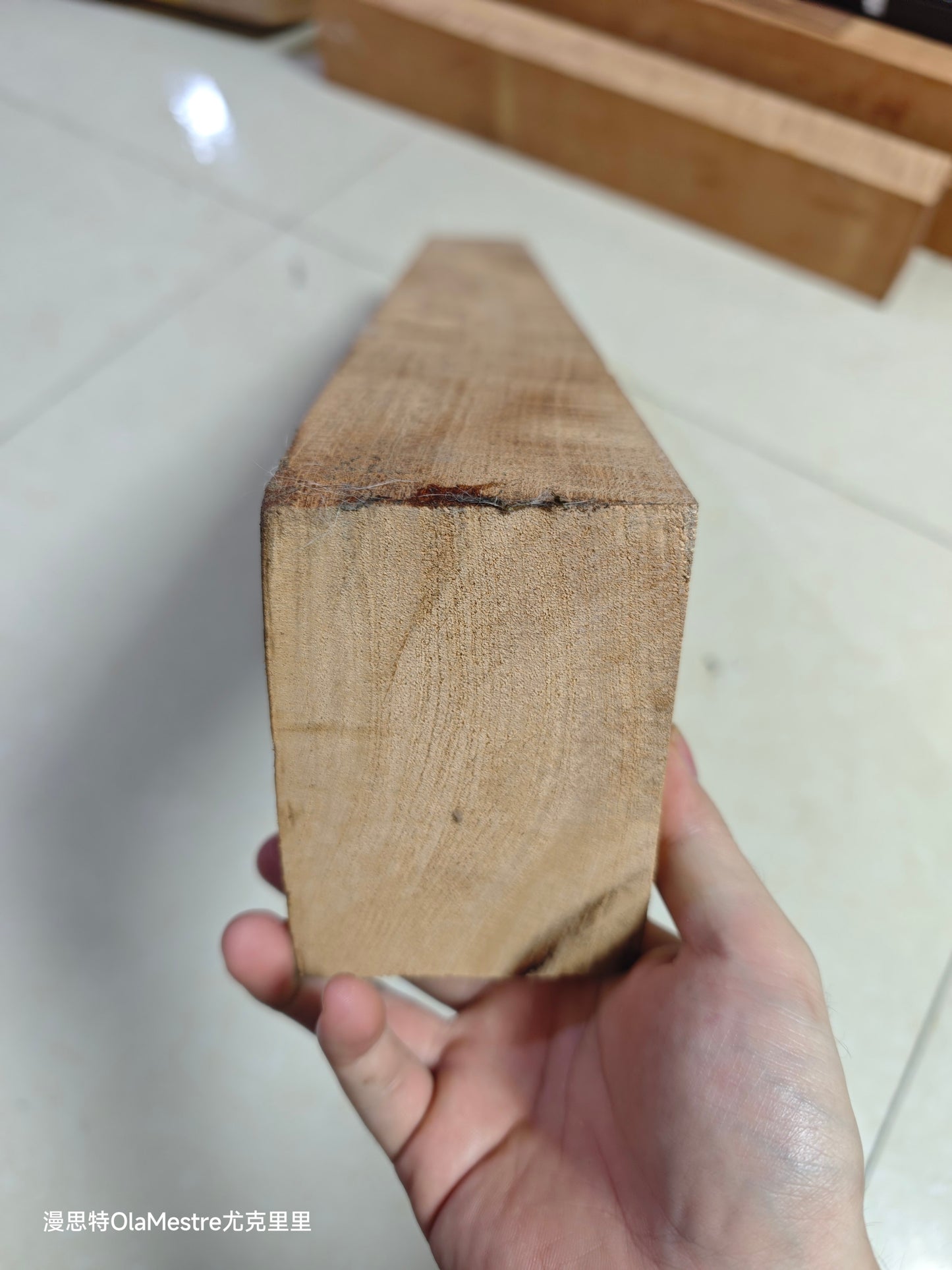 Curly honduran mahogany one piece neck