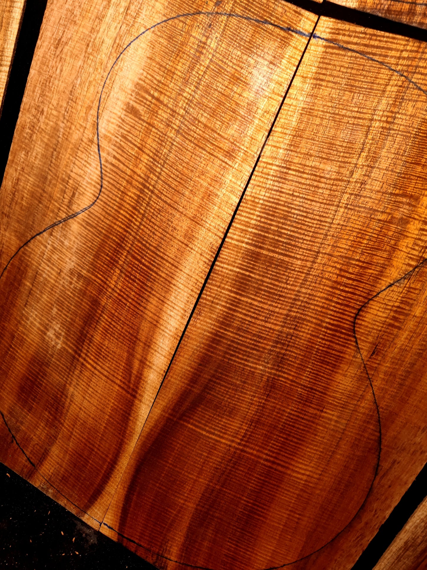 Jumbo Master Grade Hawaiian Koa guitar backs&sides set