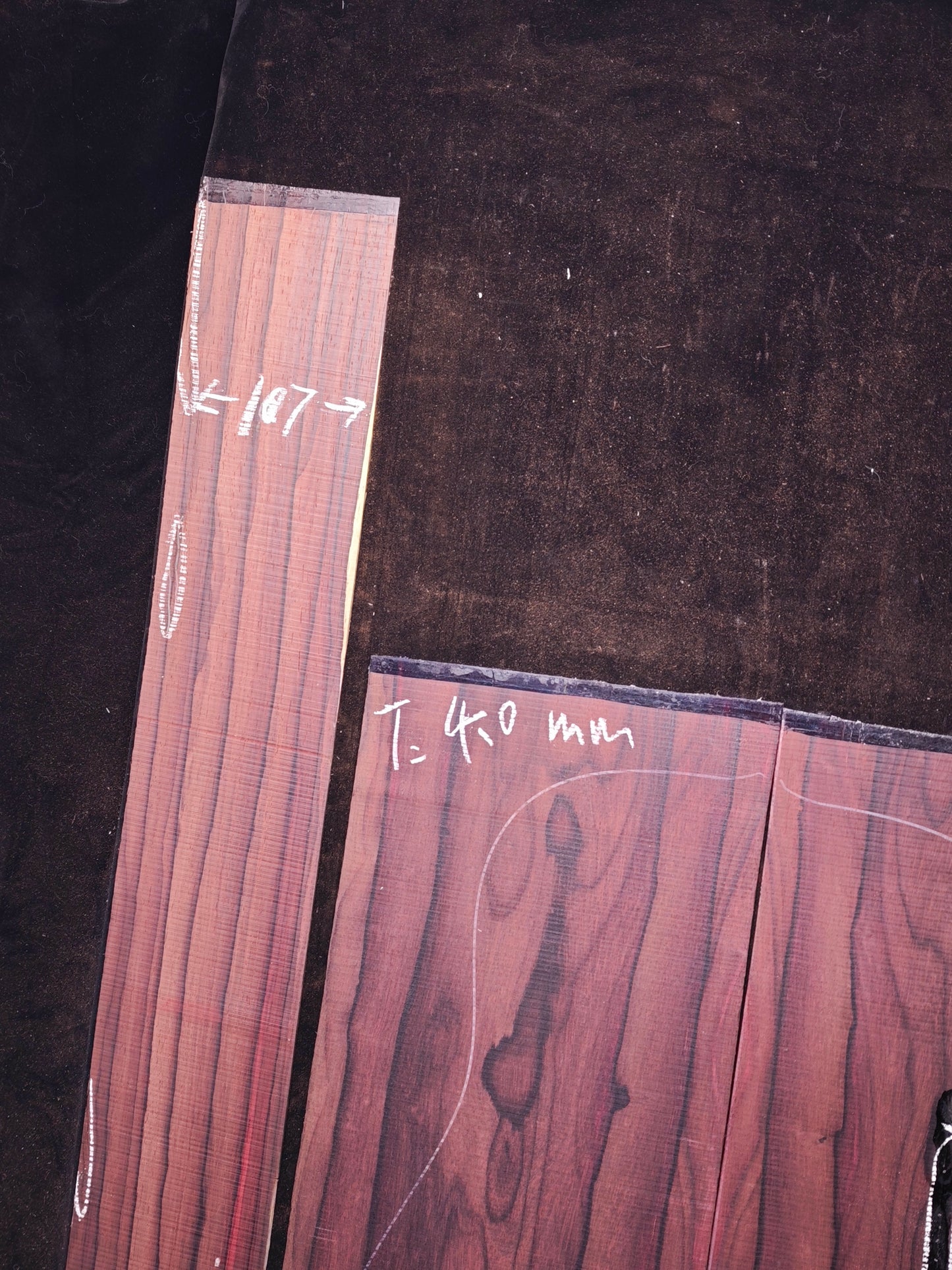 Bois de Rose madagascar rosewood back&sides guitar set