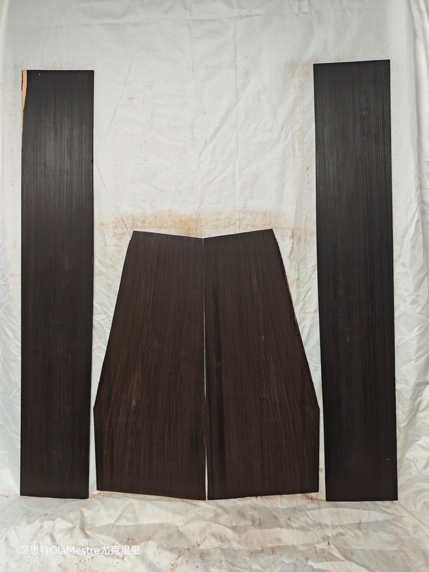 MA01 Quartersawn african blackwood back&sides guitar set with CITES