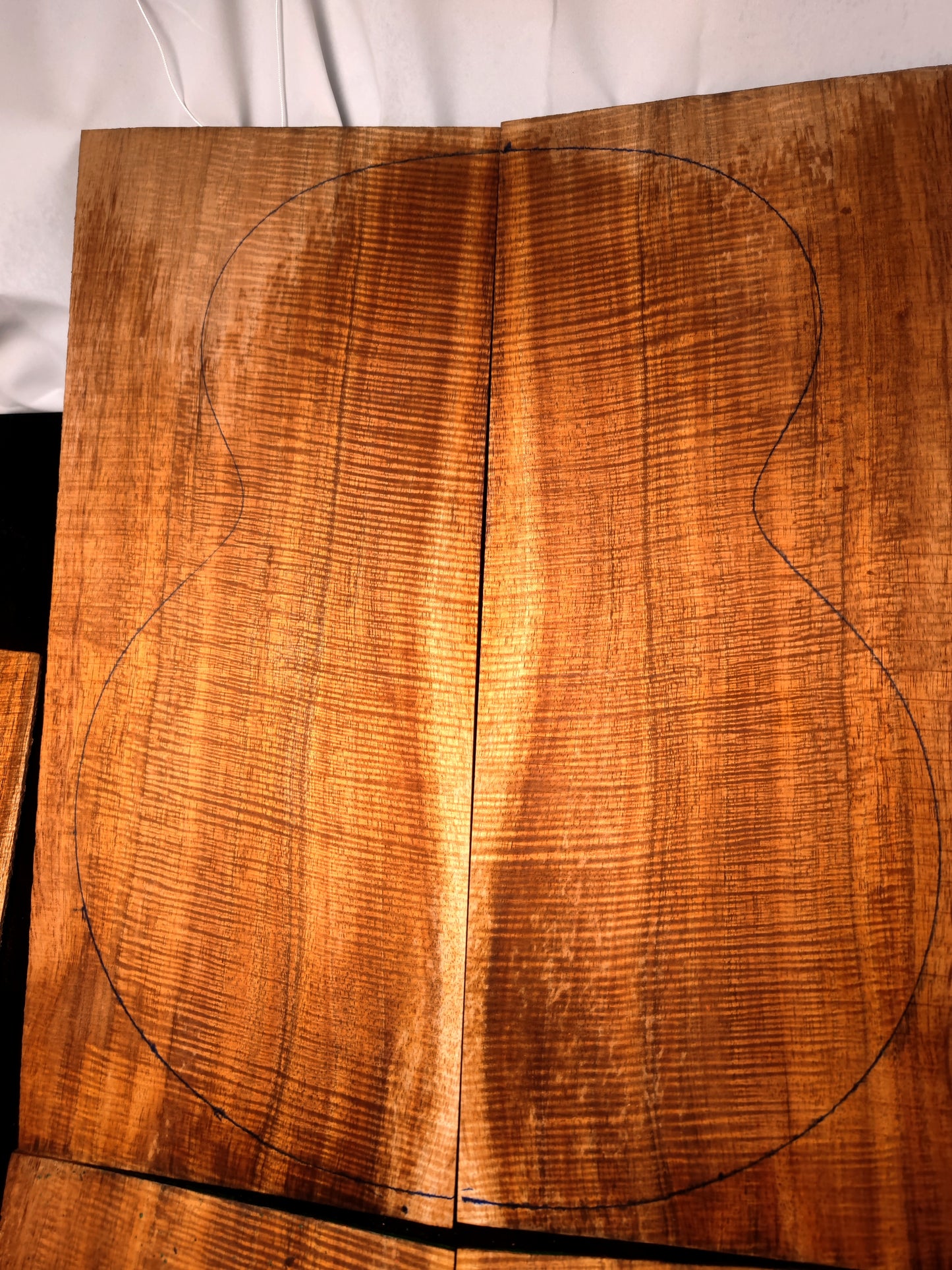 Jumbo Master Grade Hawaiian Koa guitar backs&sides set