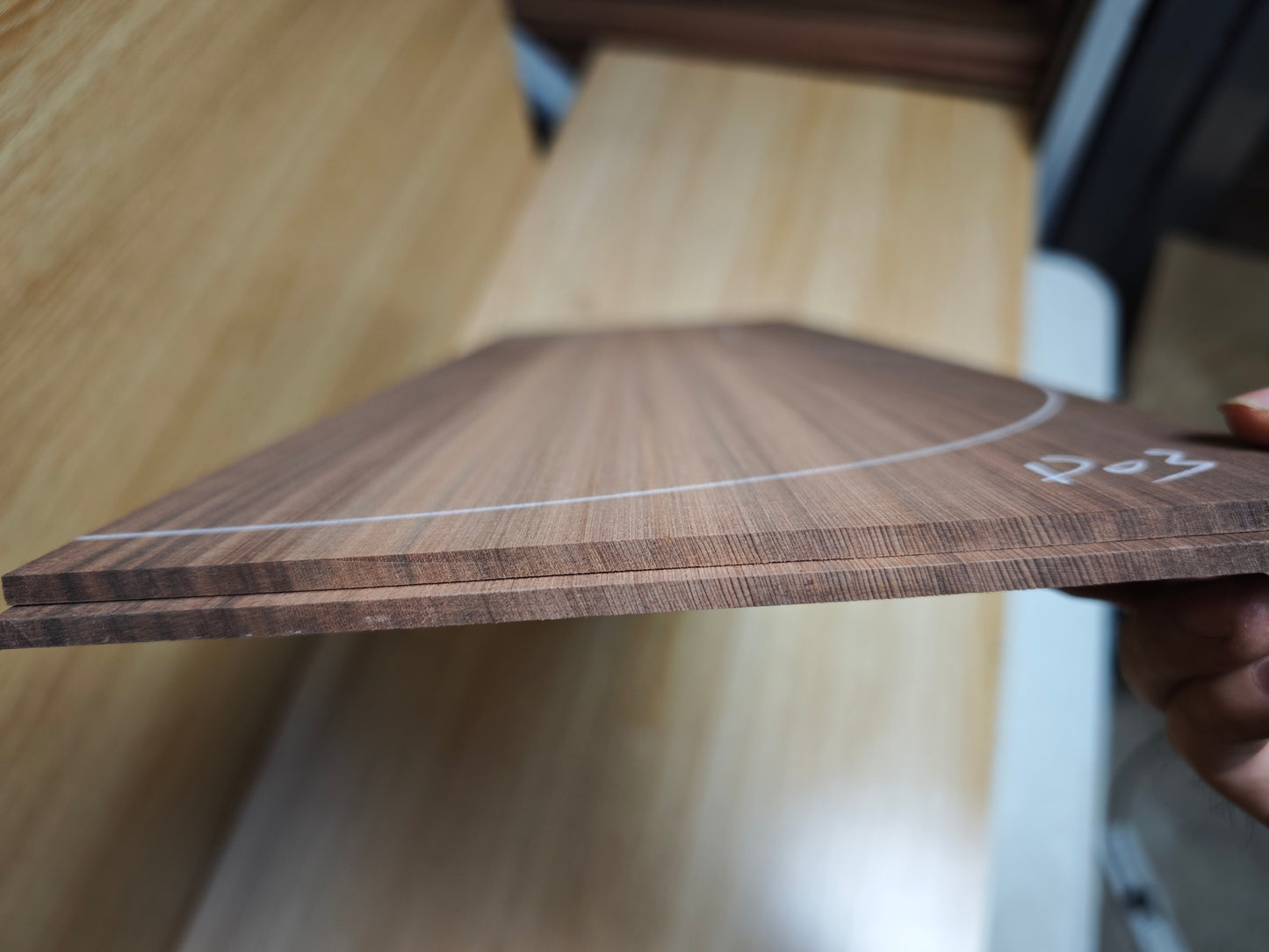 Master Grade sinker redwood guitar top set #D03