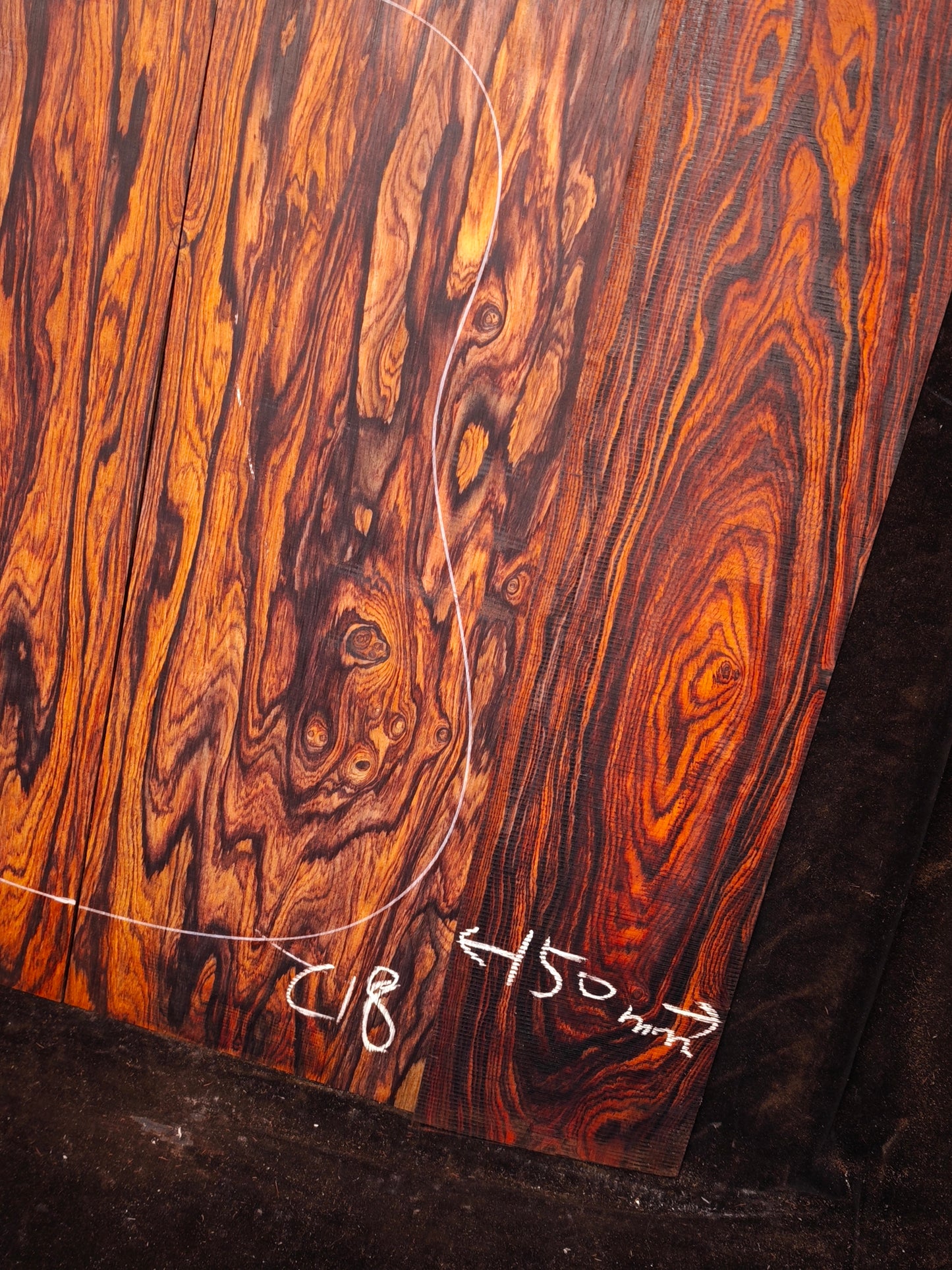 Mexico cocobolo back&sides guitar set C18