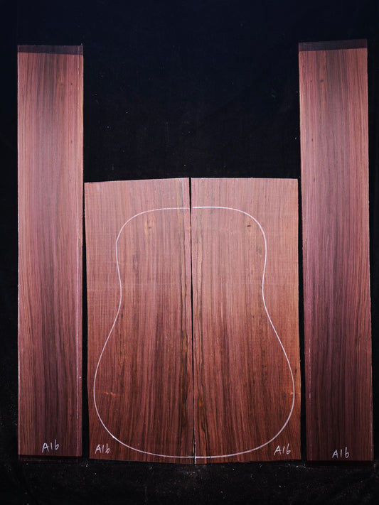 A16 Guatemalan Rosewood back&sides guitar set