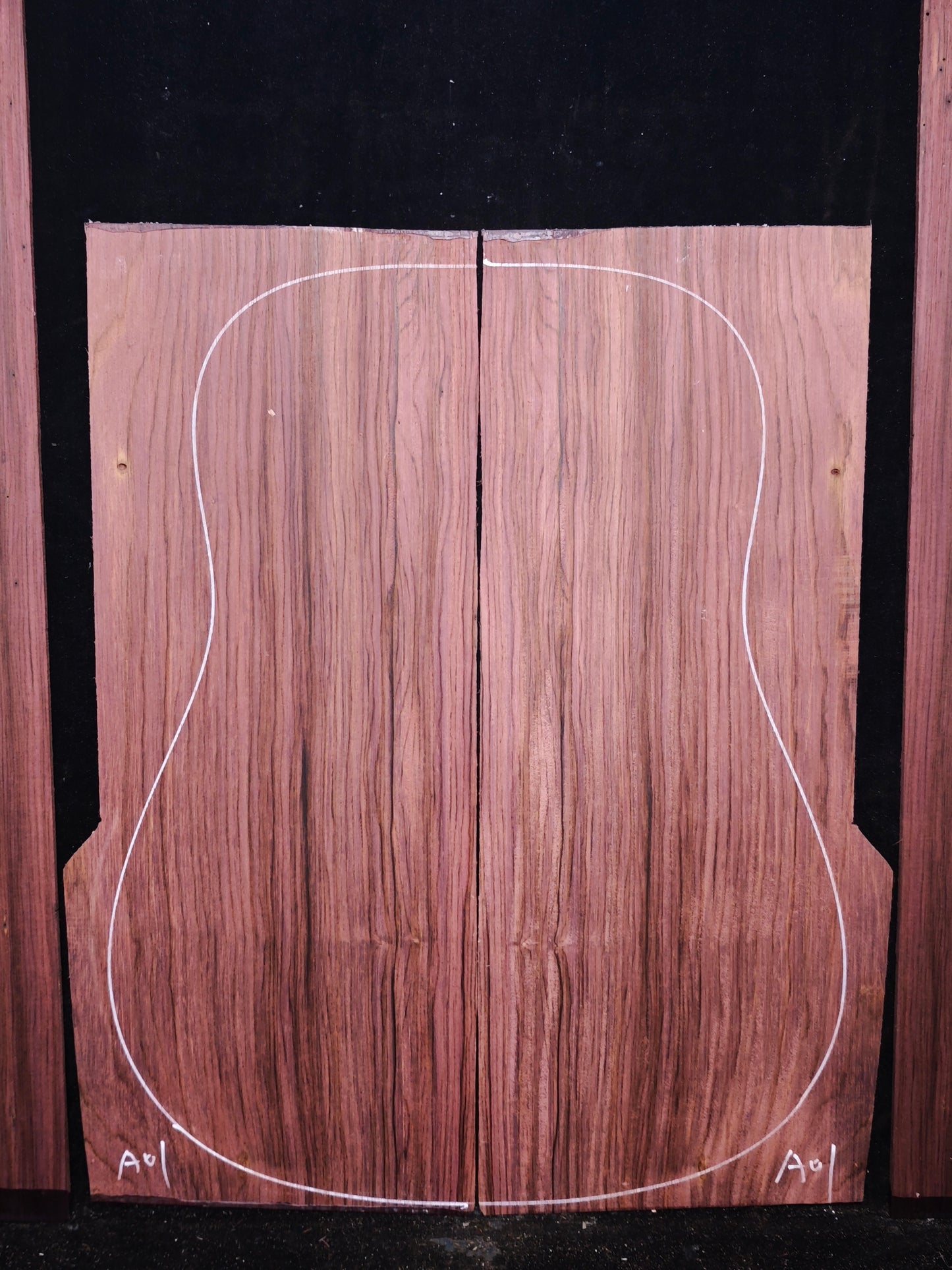 A01 Guatemalan Rosewood back&sides guitar set