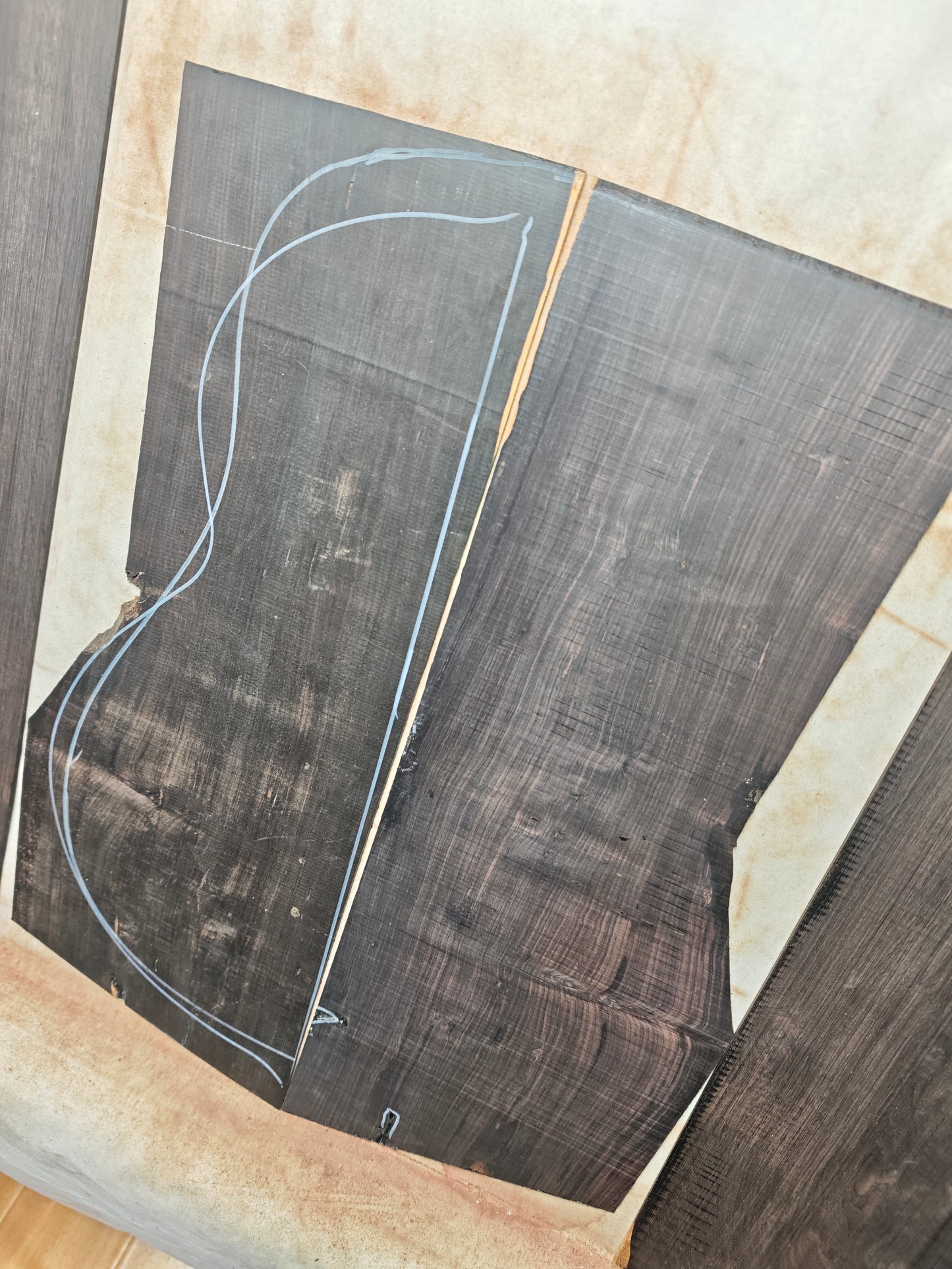 african blackwood back&sides guitar set