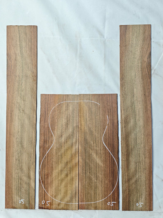 Malaysian blackwood tenor ukulele back & sides set