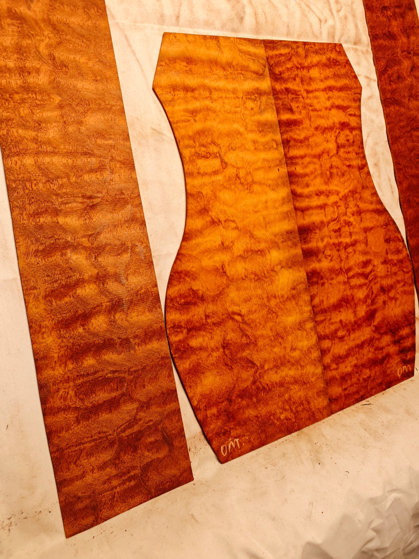 THE TREE honduran mahogany guitar backs&sides set