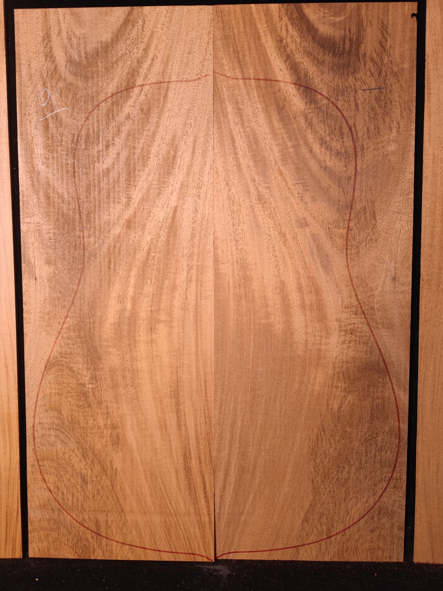 sinker honduran mahogany guitar backs&sides