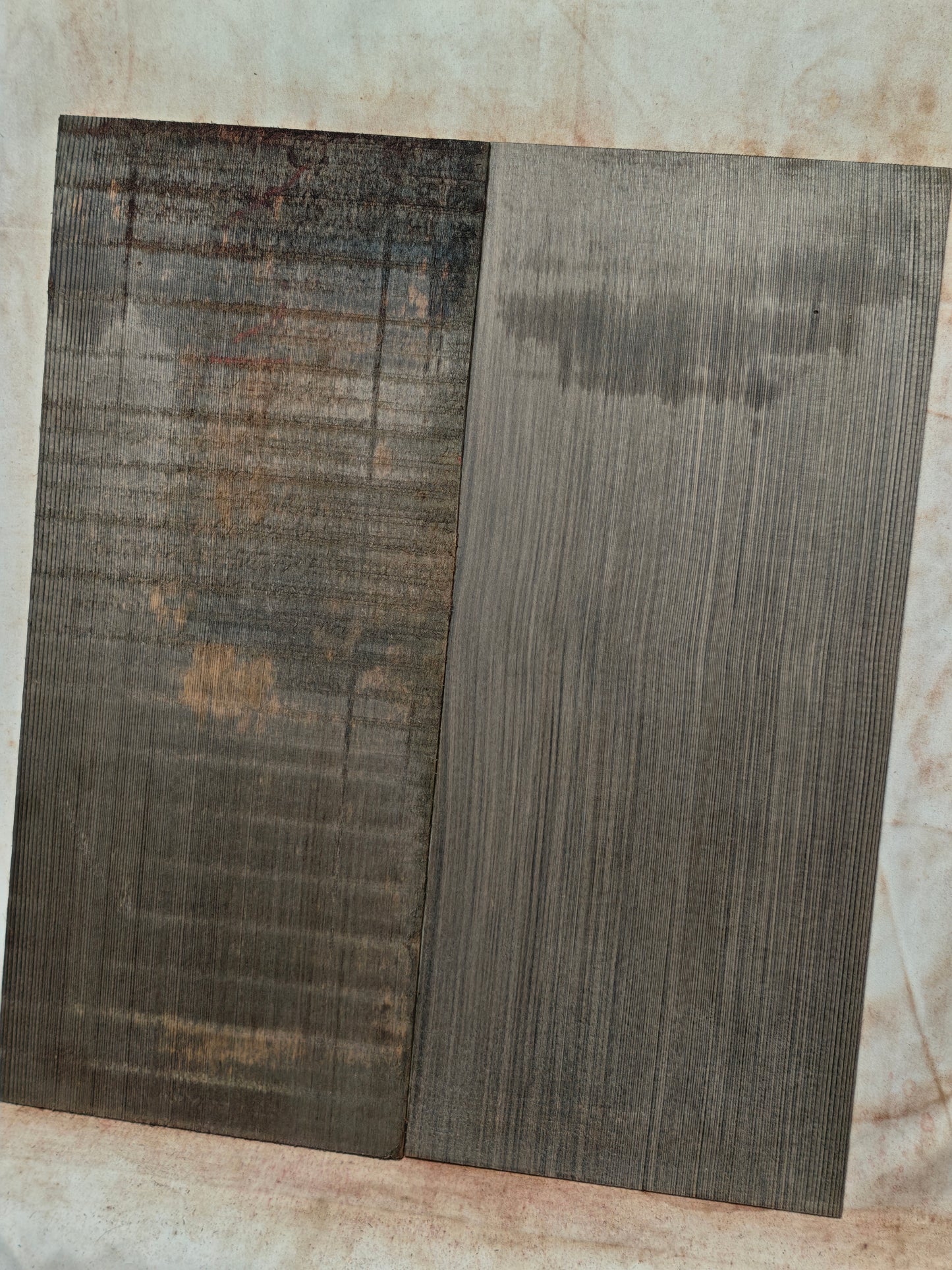Black 'Dragon Spruce' Ancient Sinker Chinese Spruce guitar top
