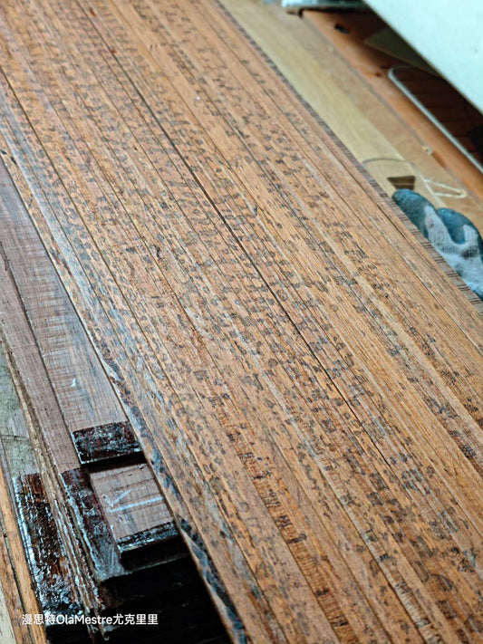 snakewood guitar binding