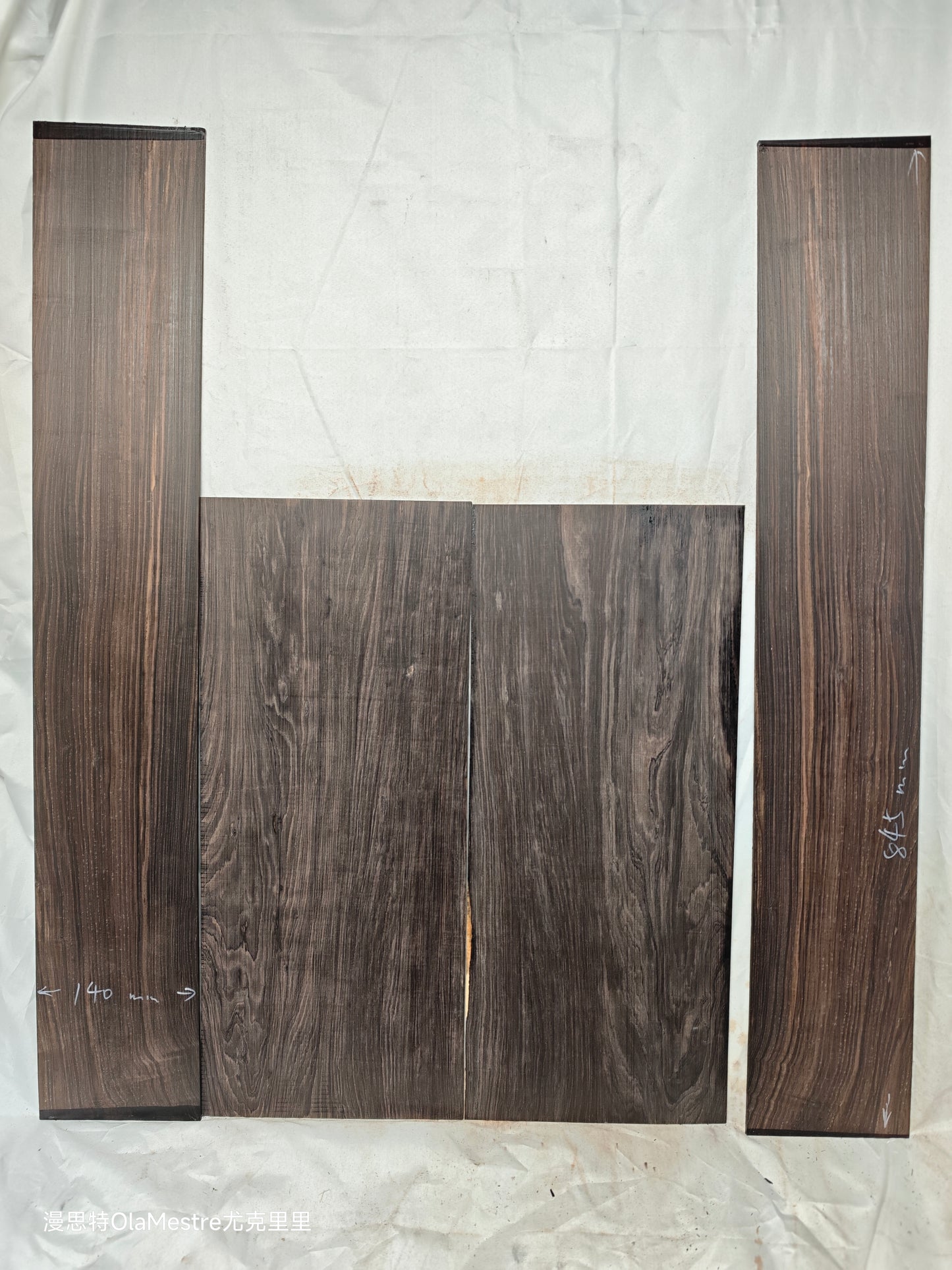 #14 african blackwood back&sides guitar set