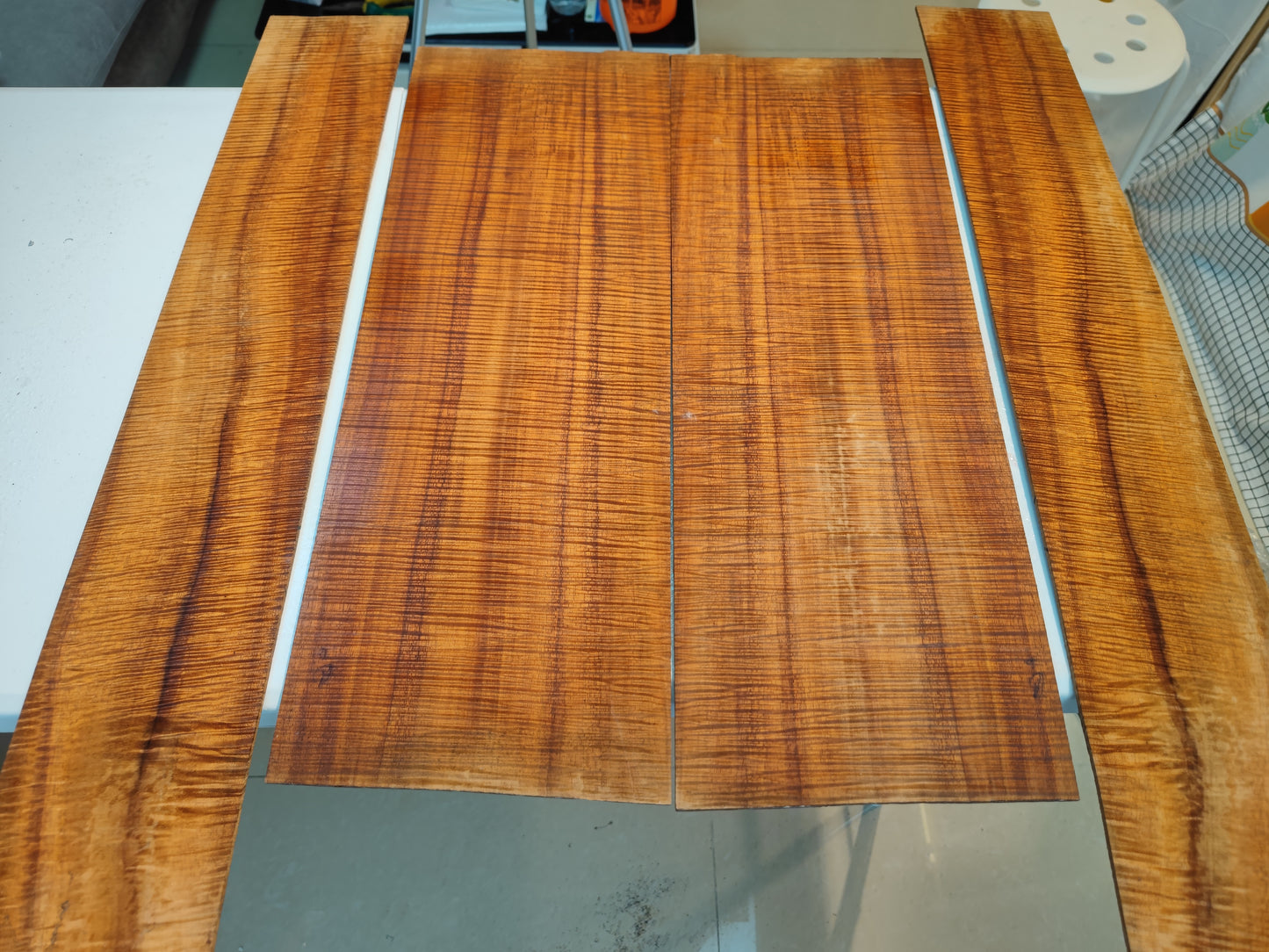 Master Grade Hawaiian Koa guitar backs&sides set