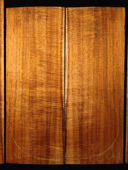 5A Grade Curly Hawaiian Koa guitar backs&sides set