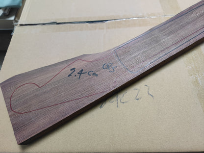 madagascar rosewood electric guitar neck