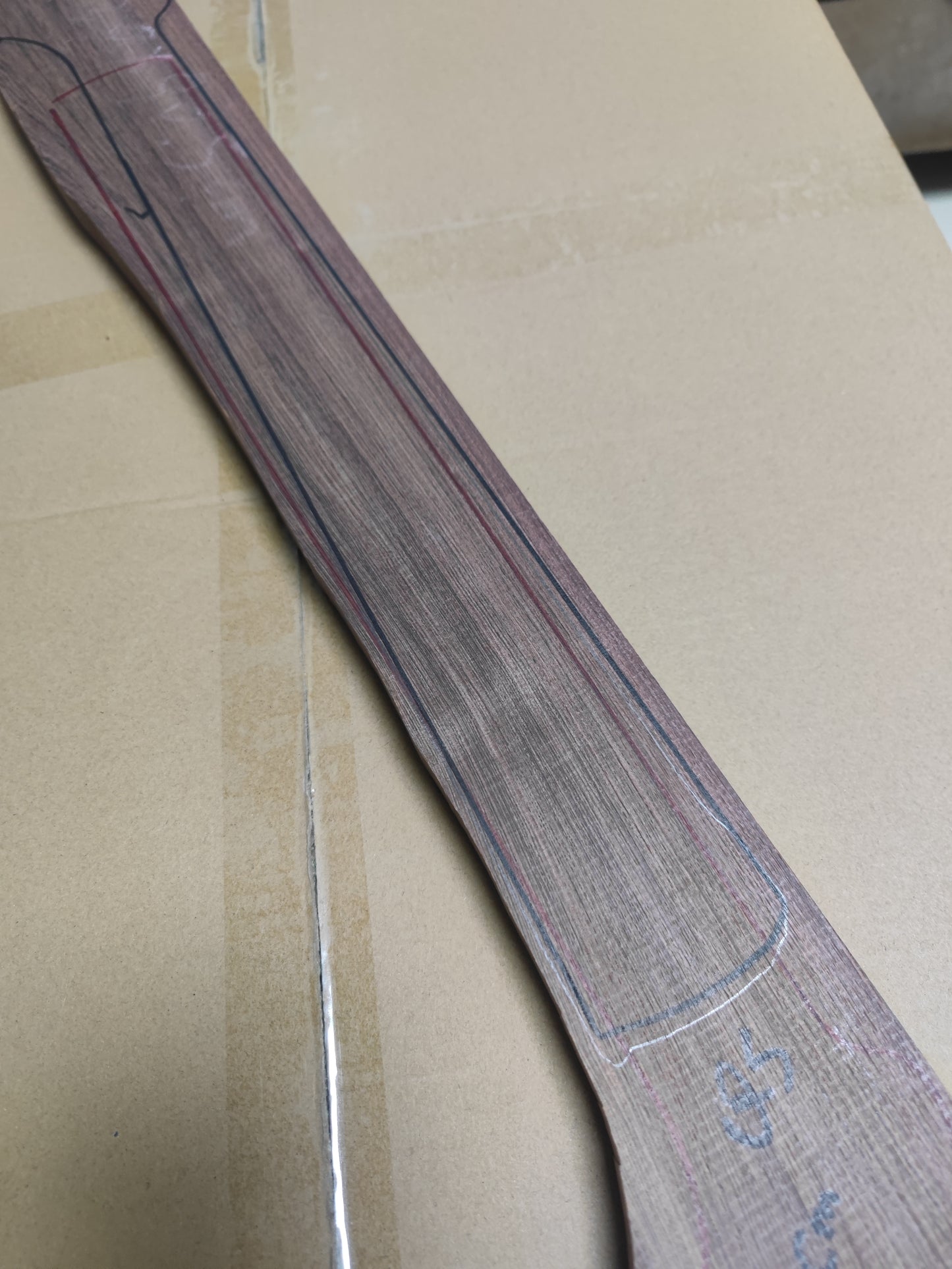 madagascar rosewood electric guitar neck