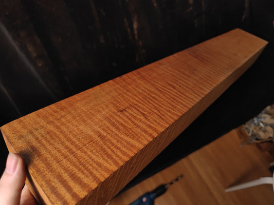 Master Grade Curly  honduran mahogany one piece neck #2