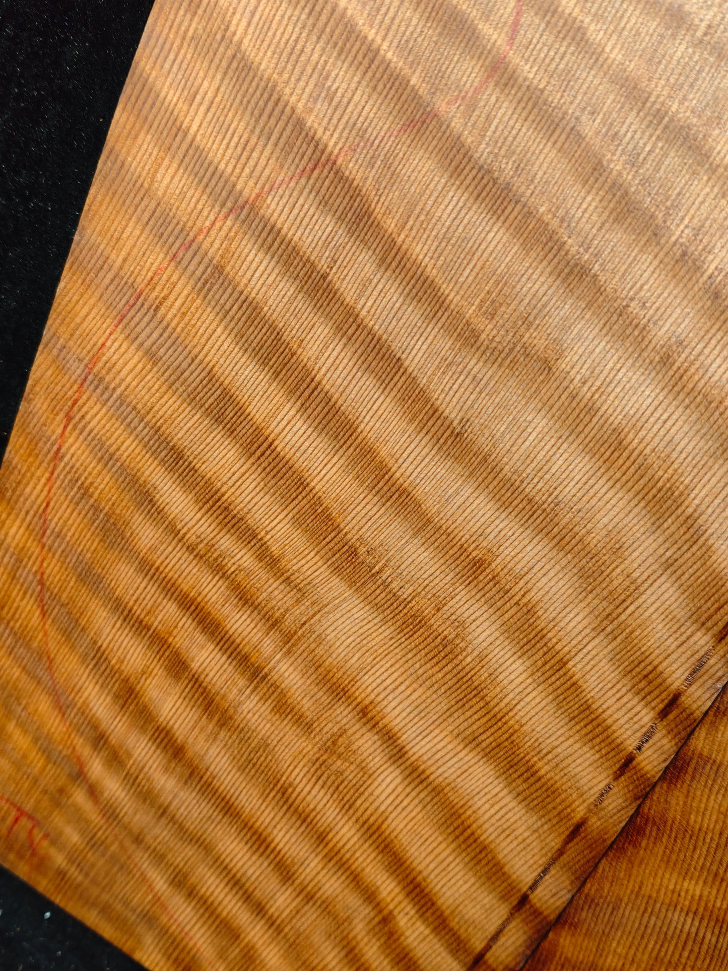 curly redwood guitar top set #T4