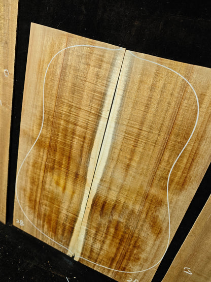 Asian acacia guitar backs&sides set #2