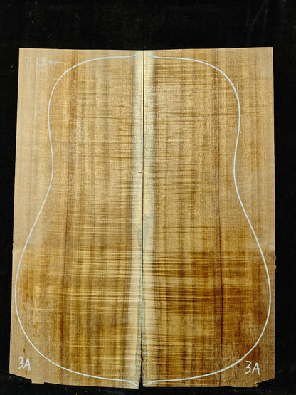 Asian acacia guitar backs or top set #3