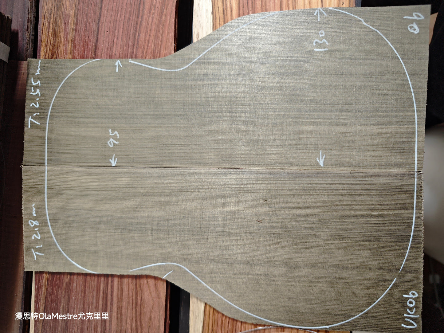 Ancient Dragon Spruce tenor ukulele top sets