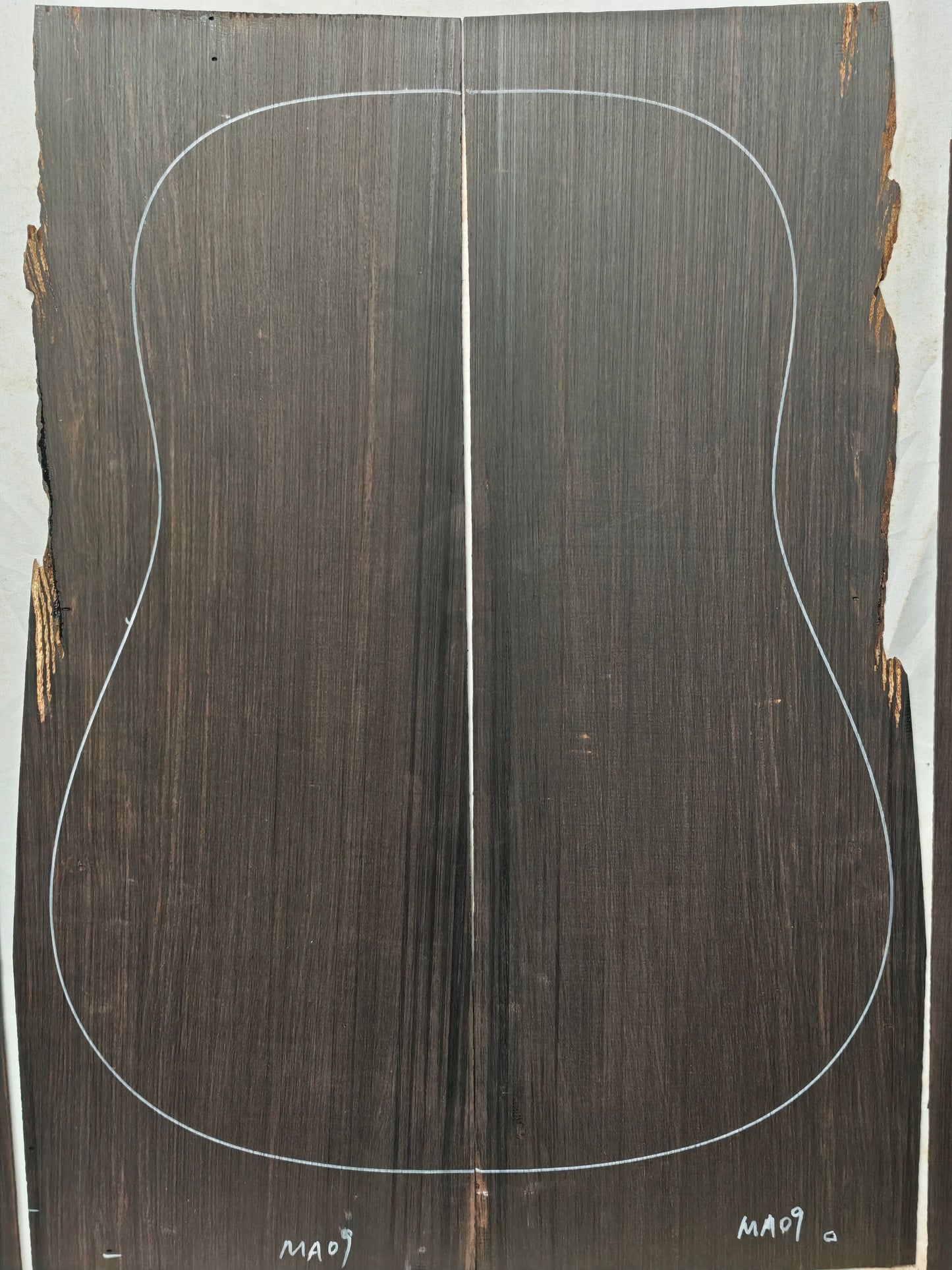 MA09 Quartersawn african blackwood back&sides guitar set