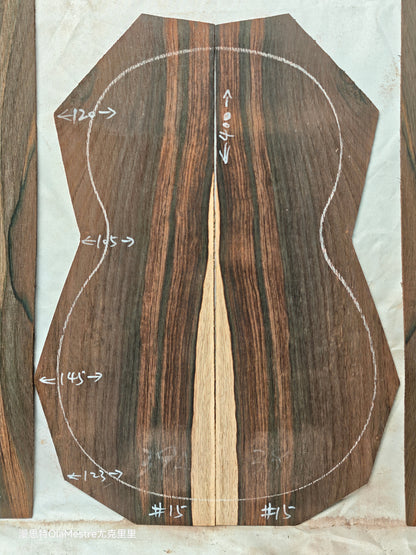 #15 Brazilian Rosewood Ukulele set  with CITES-Certified