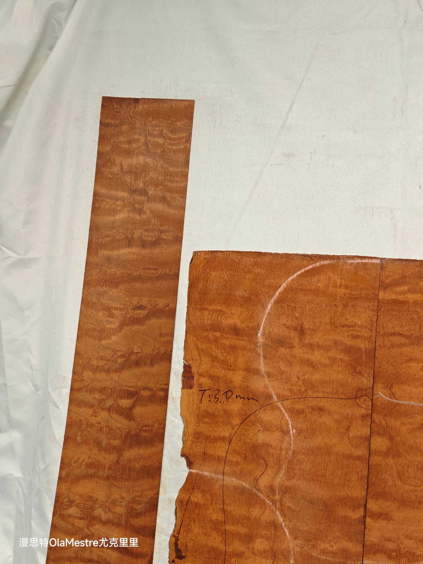 THE TREE honduran mahogany guitar backs&sides set