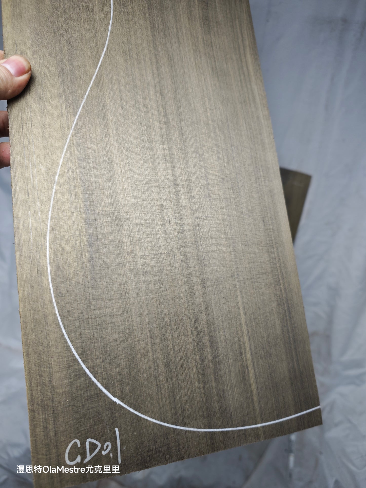 #GD 01 Green 'Dragon Spruce' Ancient Sinker Chinese Spruce guitar top