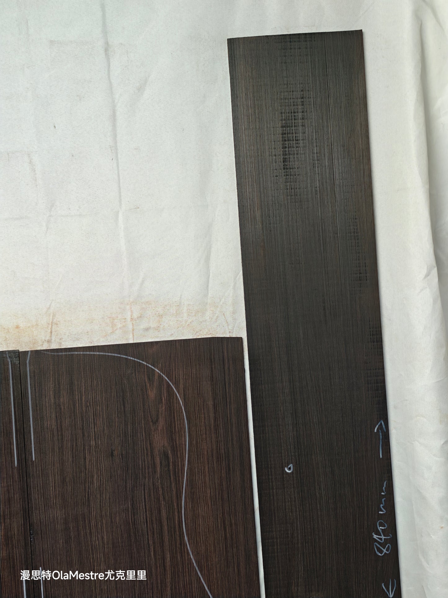 #20 african blackwood back&sides guitar set