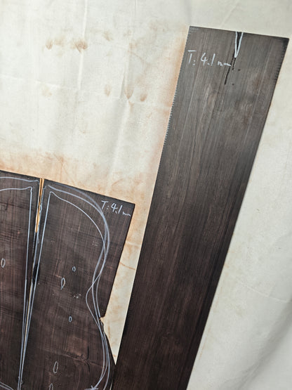 african blackwood back&sides guitar set