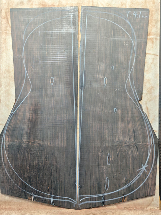 african blackwood back&sides guitar set
