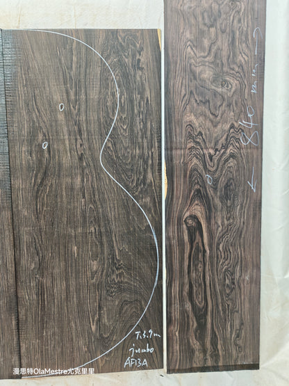 #13 african blackwood back&sides guitar set