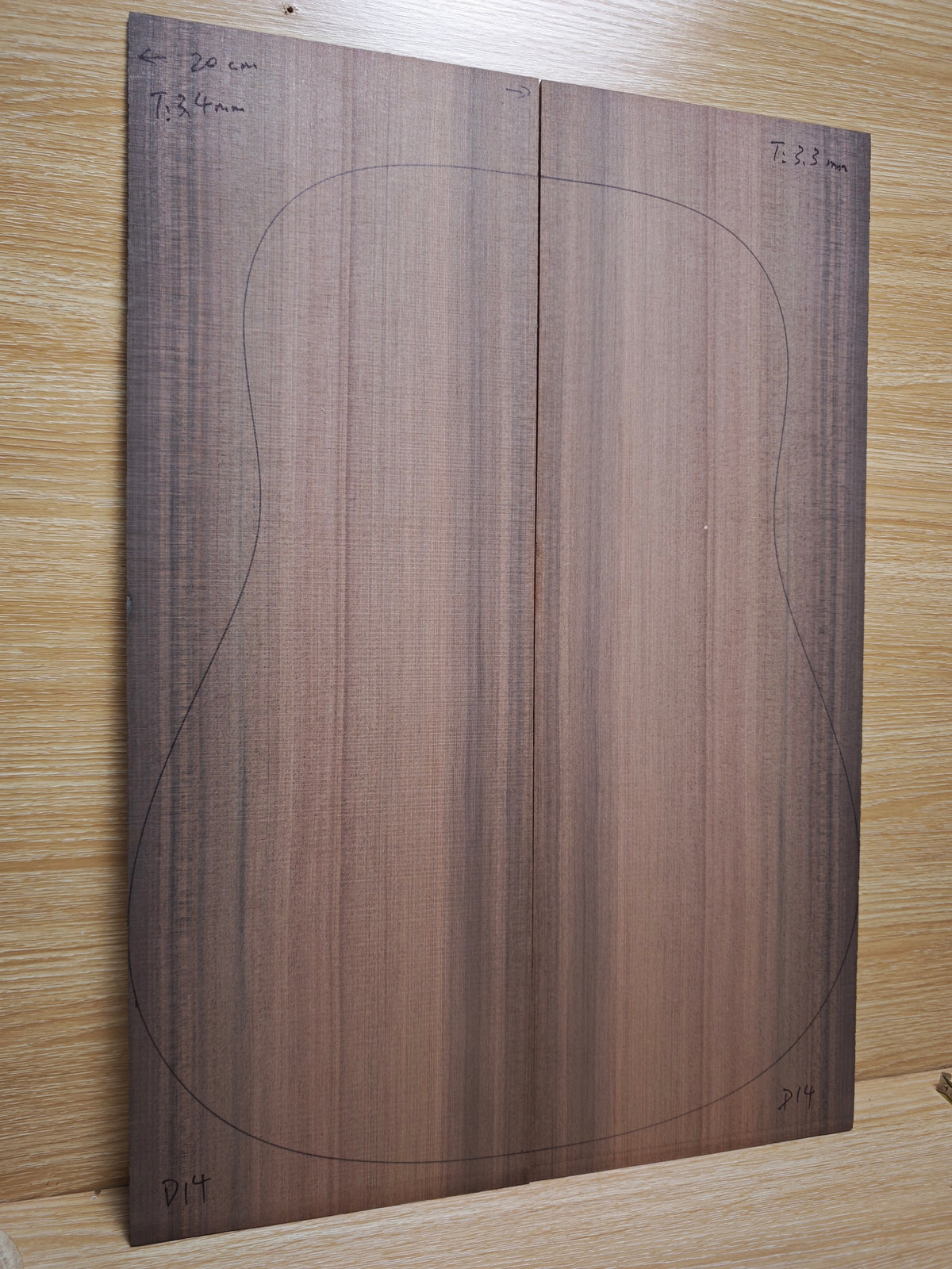 MA sinker redwood guitar top set #D14