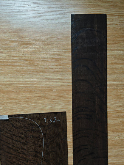 A03 Ancient Bog oak guitar back and side set