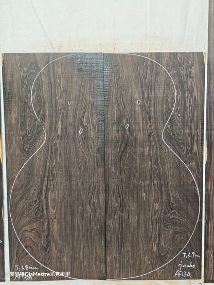 #13 african blackwood back&sides guitar set