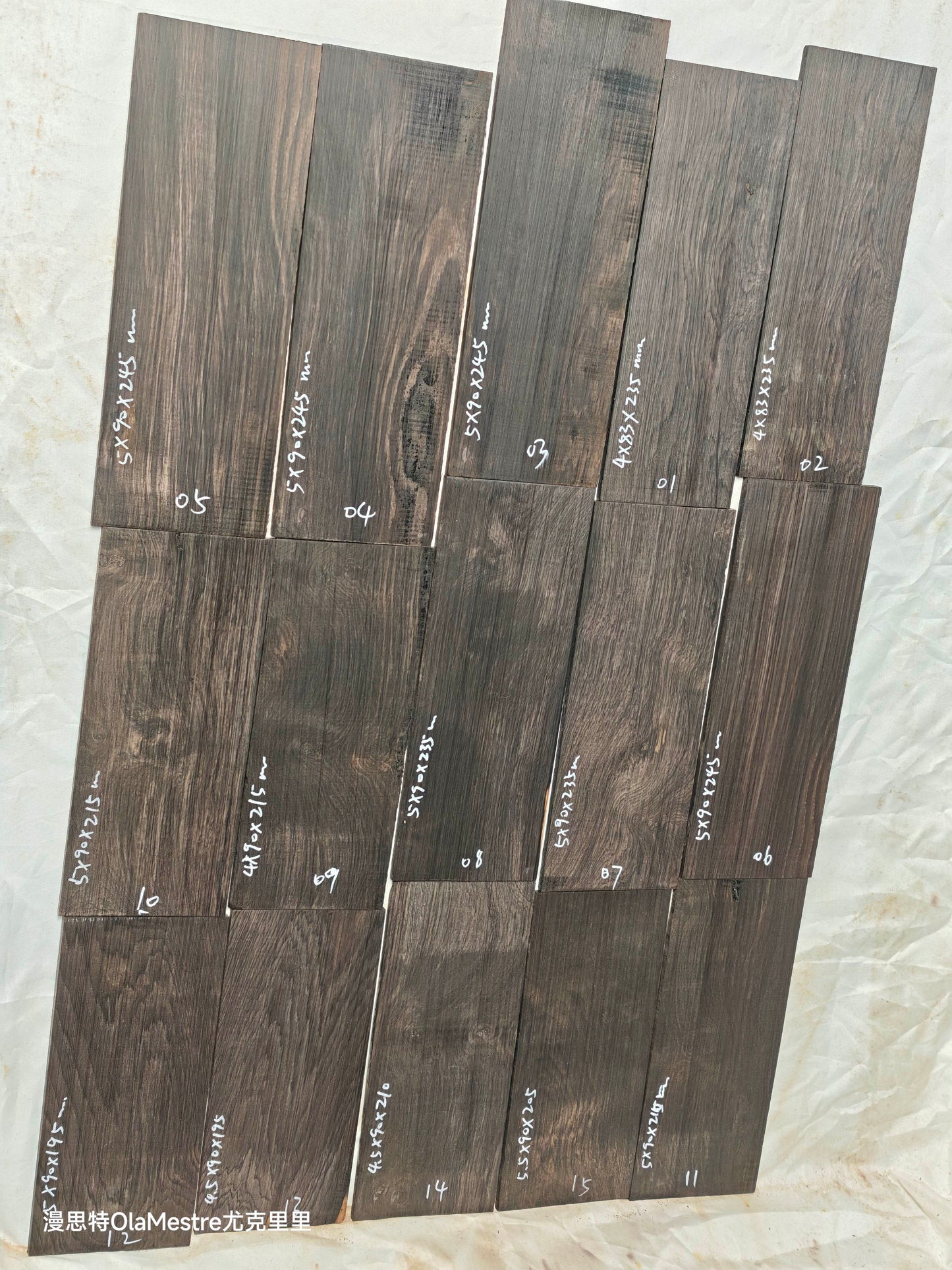 african blackwood guitar headplates